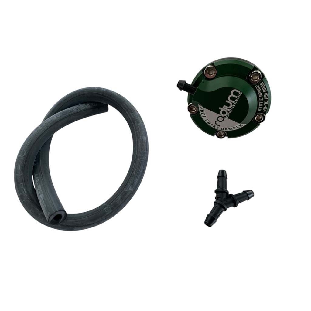 Radium Engineering Direct Mount Fuel Pulse Damper Kit - FPD-R Standard Range - 8AN ORB - Old P/N