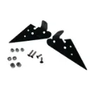 SMK Fabrication Ditch Light Brackets (14-18 Subaru Forester) - Black