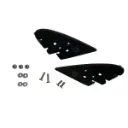 SMK Fabrication Ditch Light Brackets (Pair) (17-23 Impreza/ 17 Crosstrek/ 15+ WRX/STI) - Black